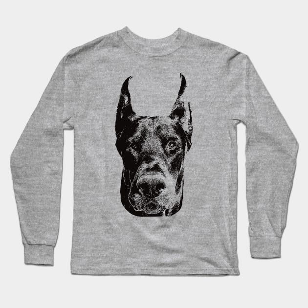 Dobermann gift for Dobermann Owners Long Sleeve T-Shirt by DoggyStyles